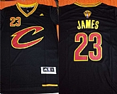 Cleveland Cavaliers #23 Lebron James Black Pride 2017 NBA Finals Swingman Jersey,baseball caps,new era cap wholesale,wholesale hats